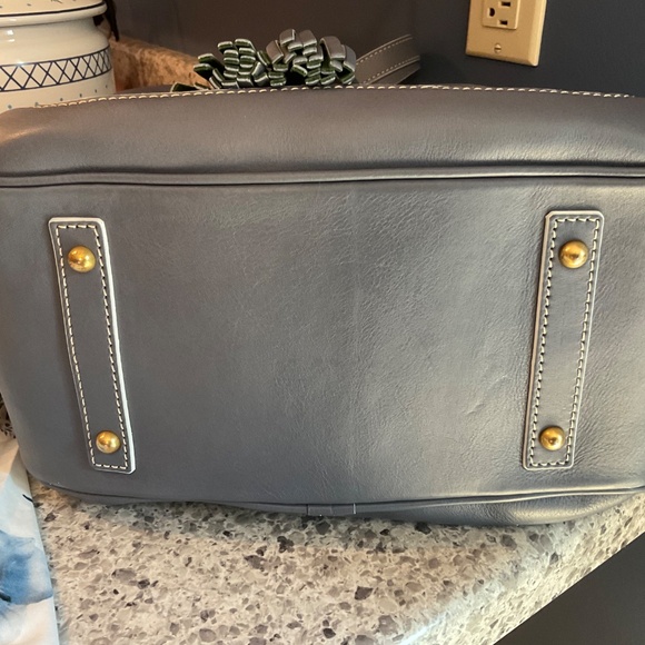 Dooney and Bourke Florentine Drawstring in Steel Blue Like New/NWT - Picture 5 of 8